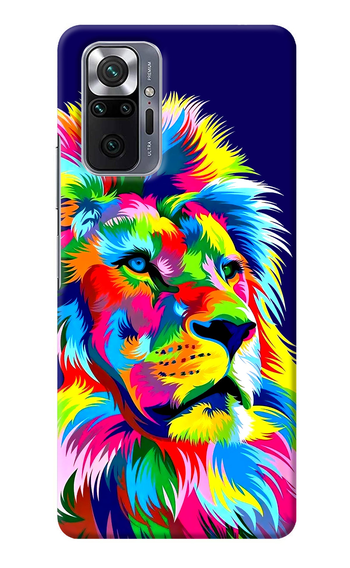 Vector Art Lion Redmi Note 10 Pro Back Cover