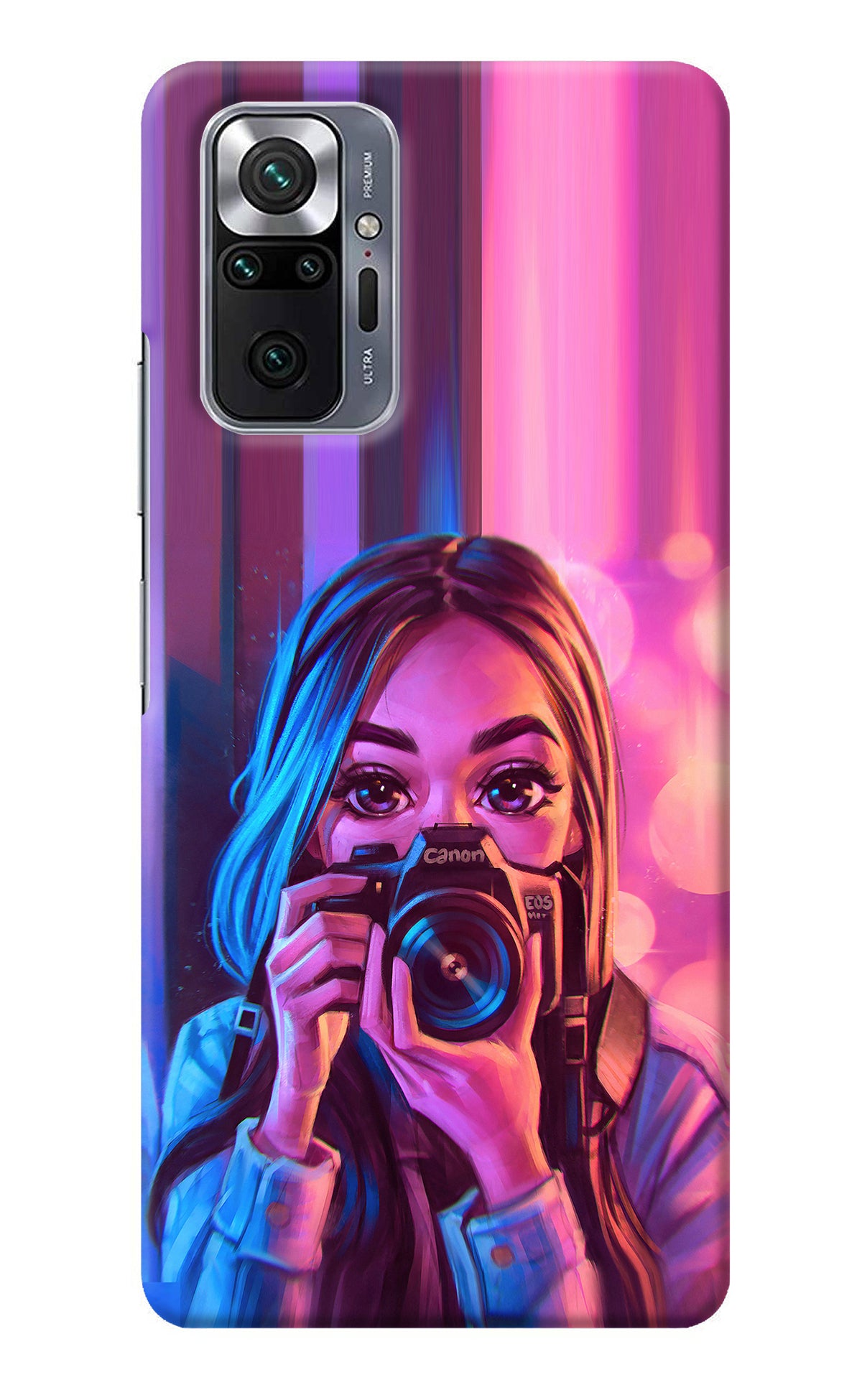 Girl Photographer Redmi Note 10 Pro Back Cover