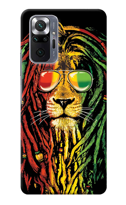 Rasta Lion Redmi Note 10 Pro Back Cover