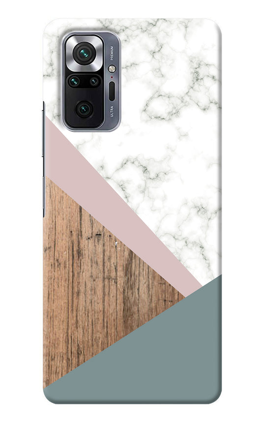 Marble wood Abstract Redmi Note 10 Pro Back Cover