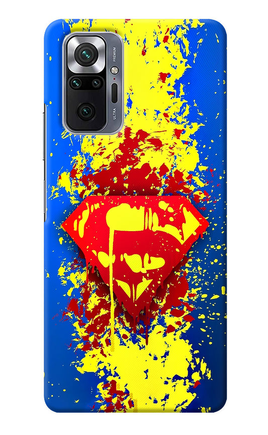 Superman logo Redmi Note 10 Pro Back Cover