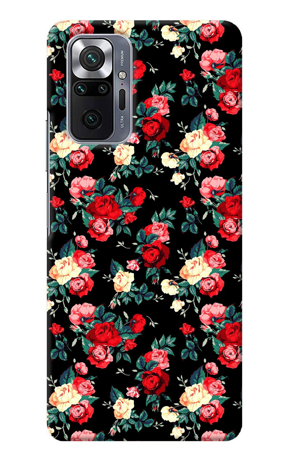 Rose Pattern Redmi Note 10 Pro Back Cover