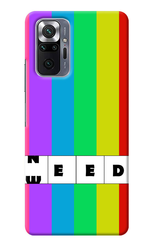 Need Weed Redmi Note 10 Pro Back Cover