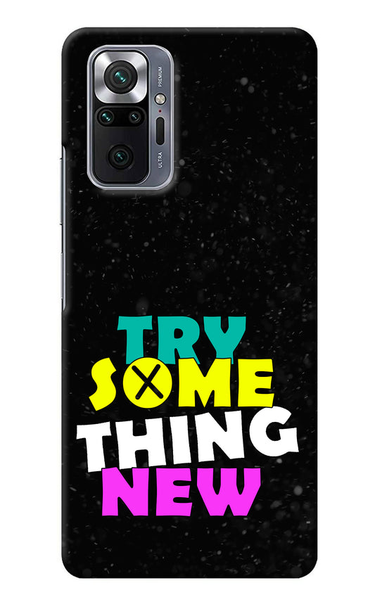 Try Something New Redmi Note 10 Pro Back Cover