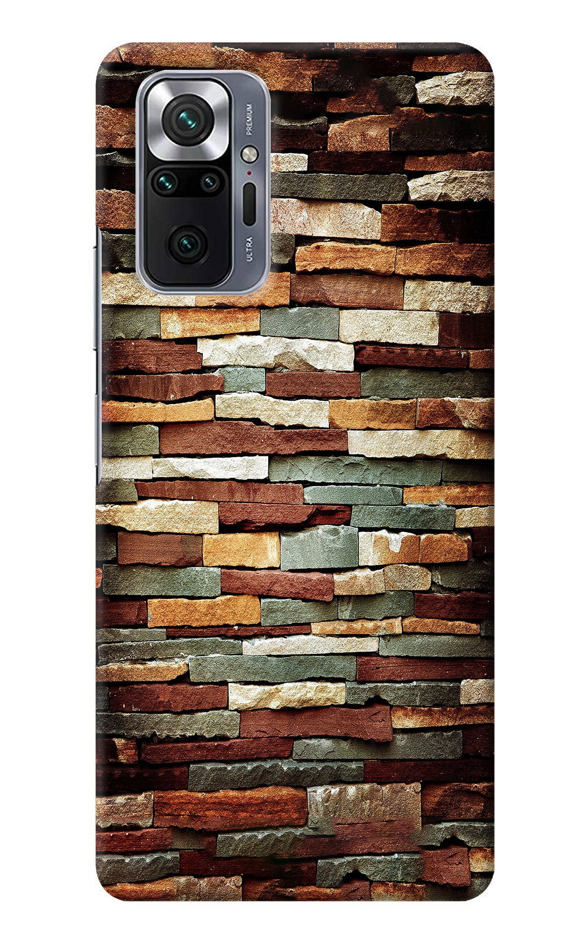 Bricks Pattern Redmi Note 10 Pro Back Cover