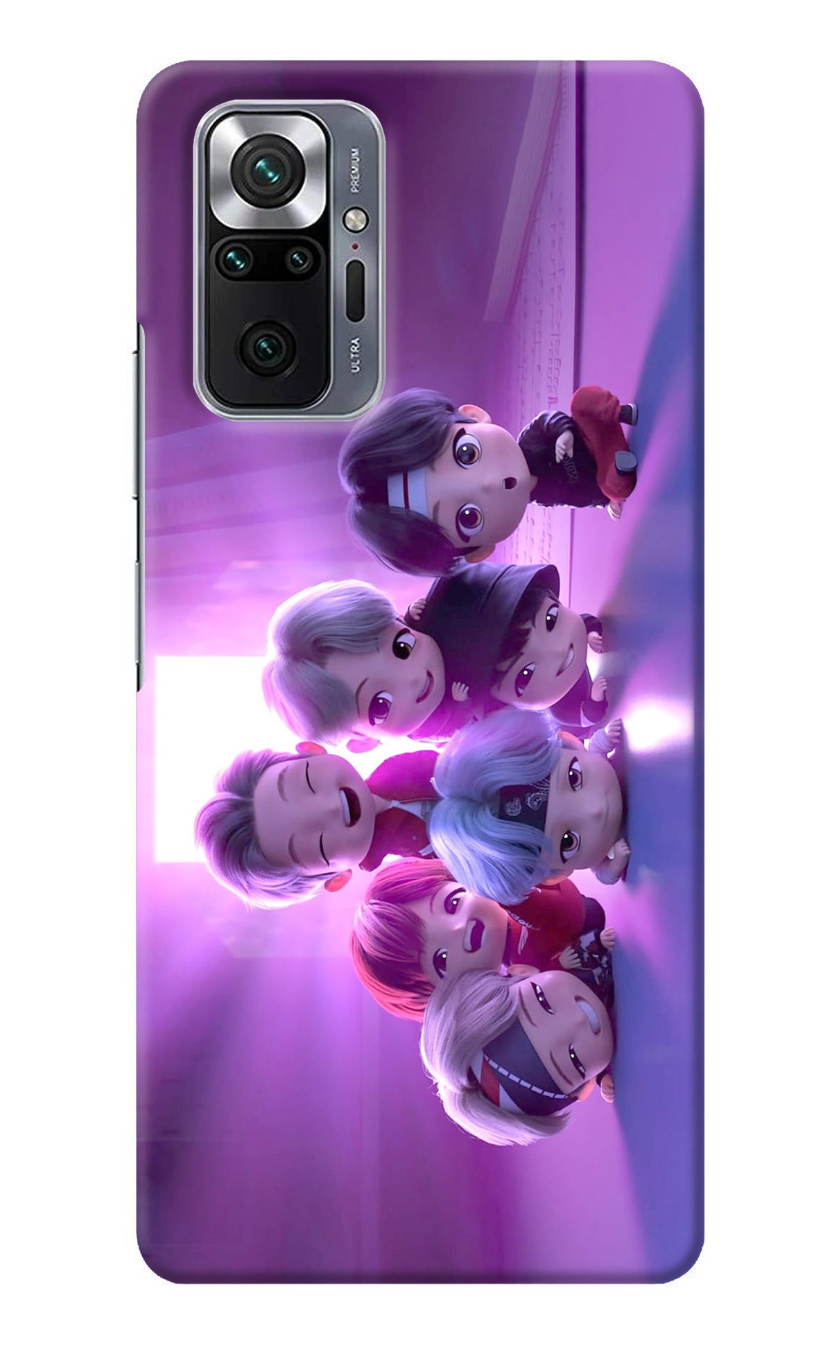 BTS Chibi Redmi Note 10 Pro Back Cover