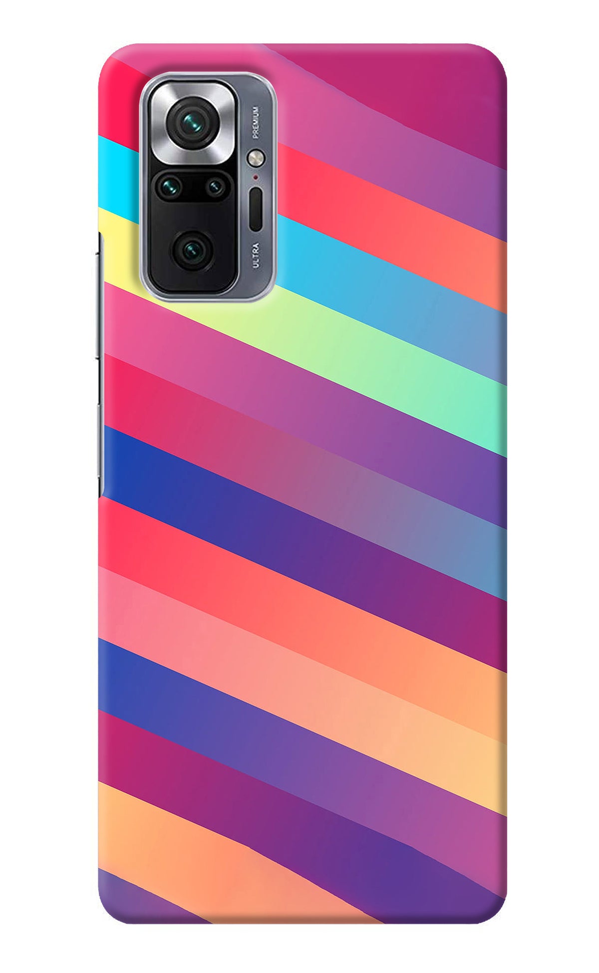 Stripes color Redmi Note 10 Pro Back Cover