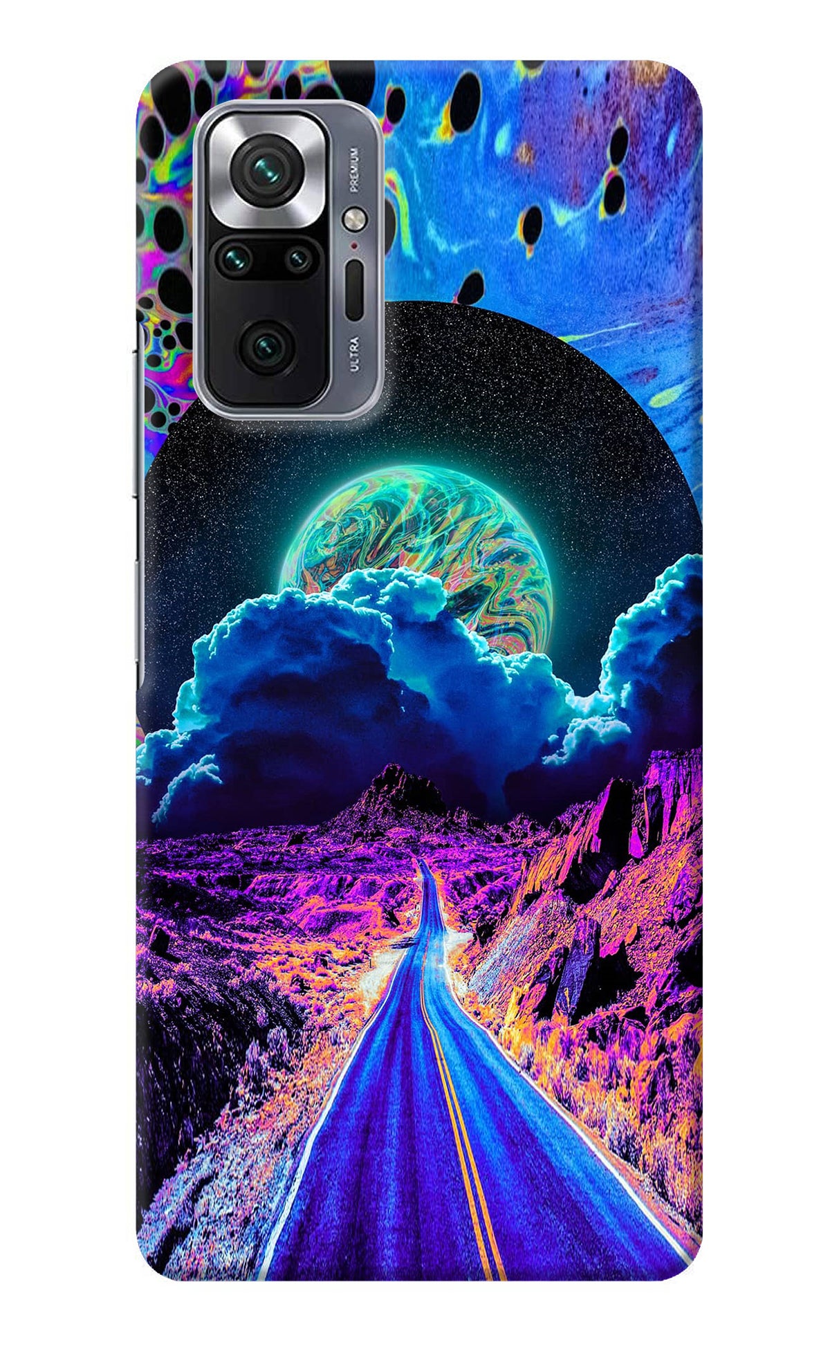 Psychedelic Painting Redmi Note 10 Pro Back Cover