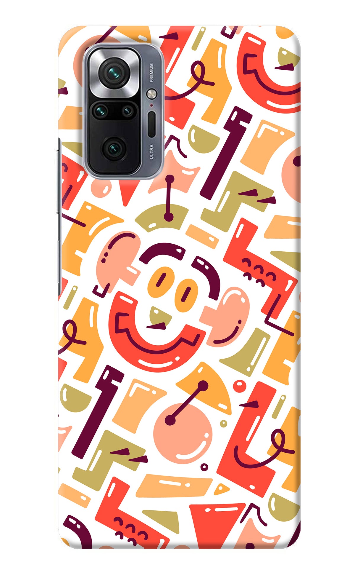 Doodle Pattern Redmi Note 10 Pro Back Cover