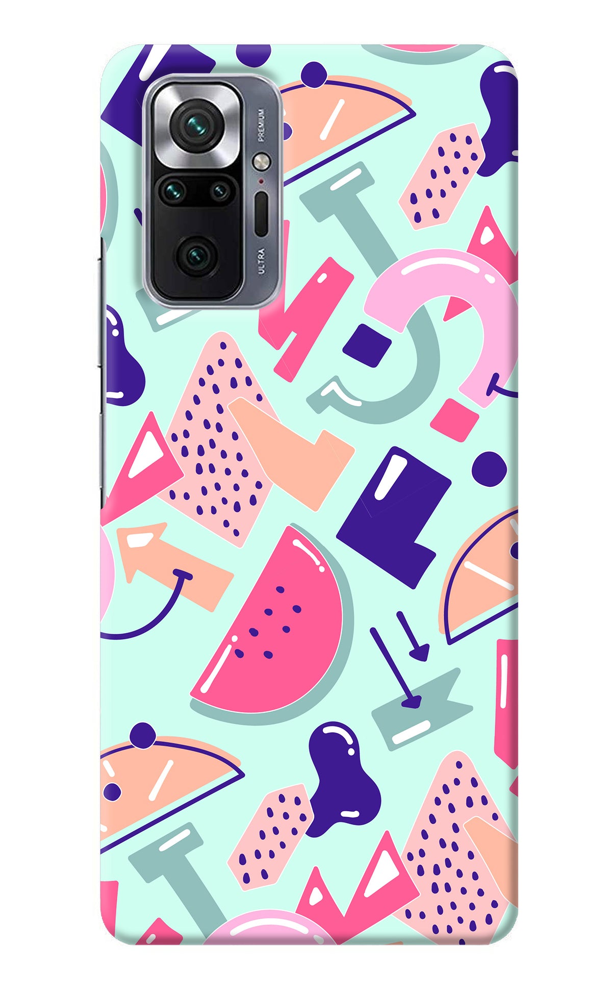 Doodle Pattern Redmi Note 10 Pro Back Cover