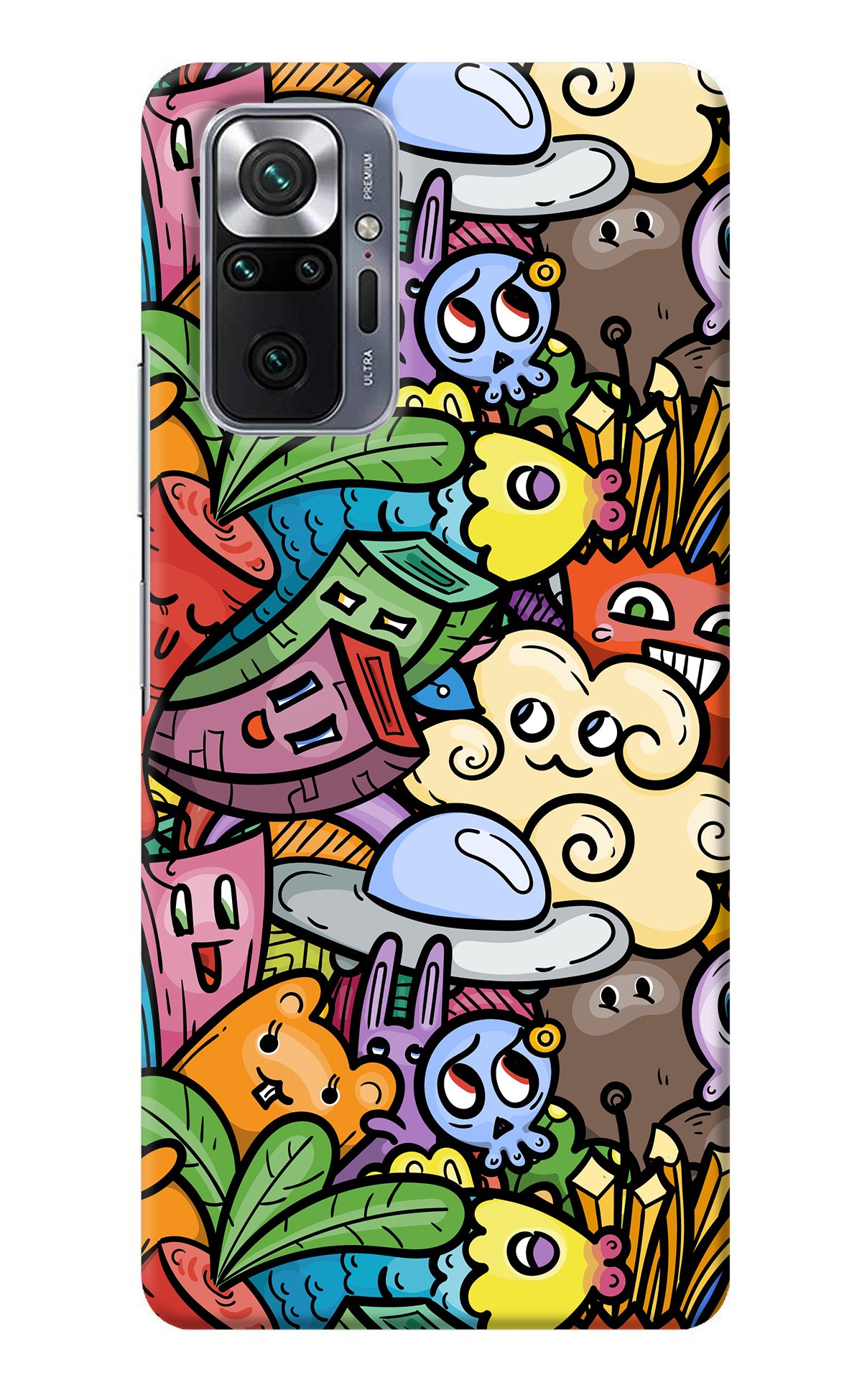 Veggie Doodle Redmi Note 10 Pro Back Cover