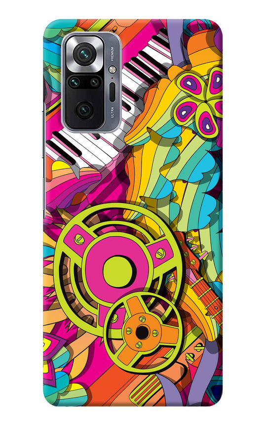 Music Doodle Redmi Note 10 Pro Back Cover