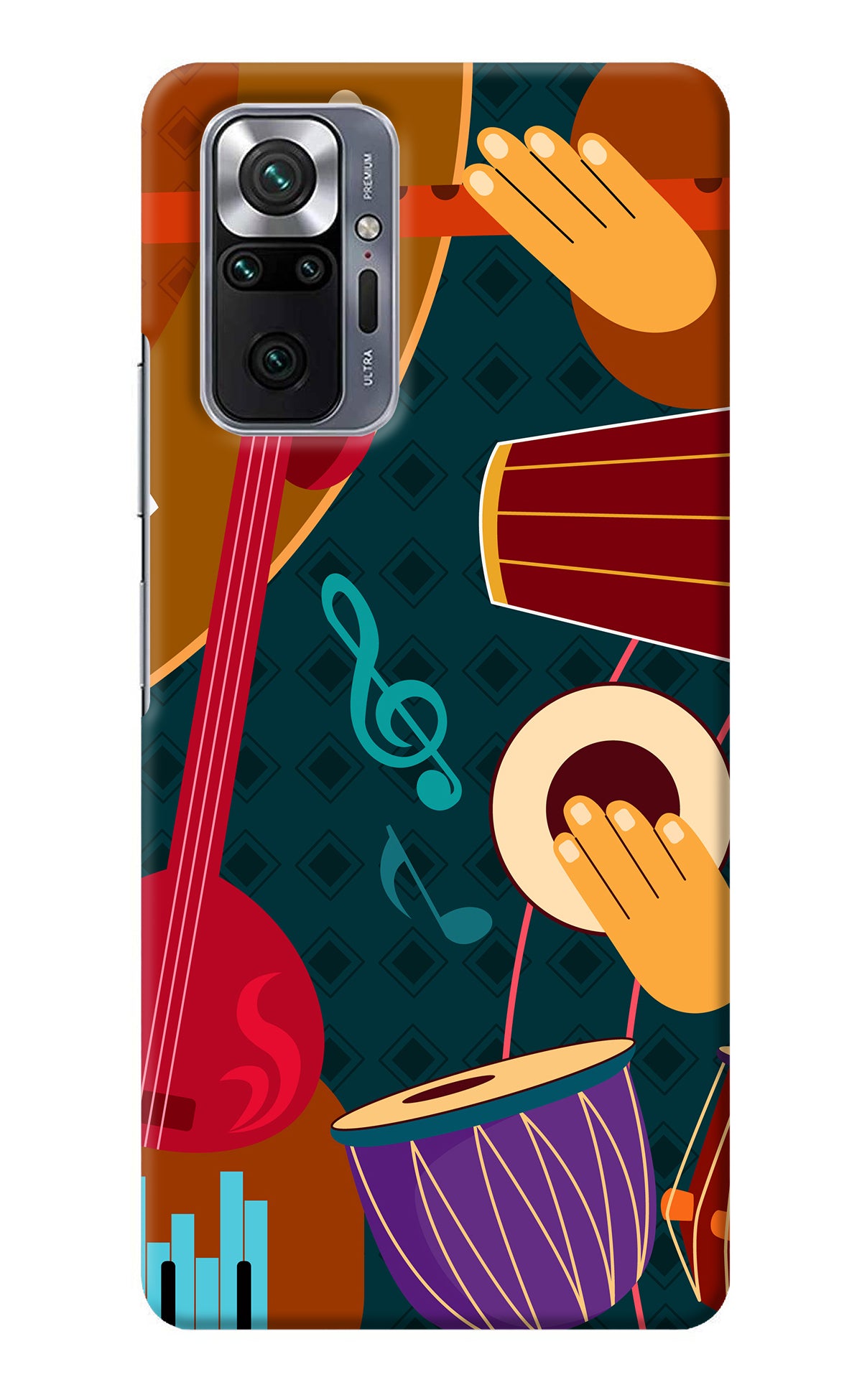 Music Instrument Redmi Note 10 Pro Back Cover