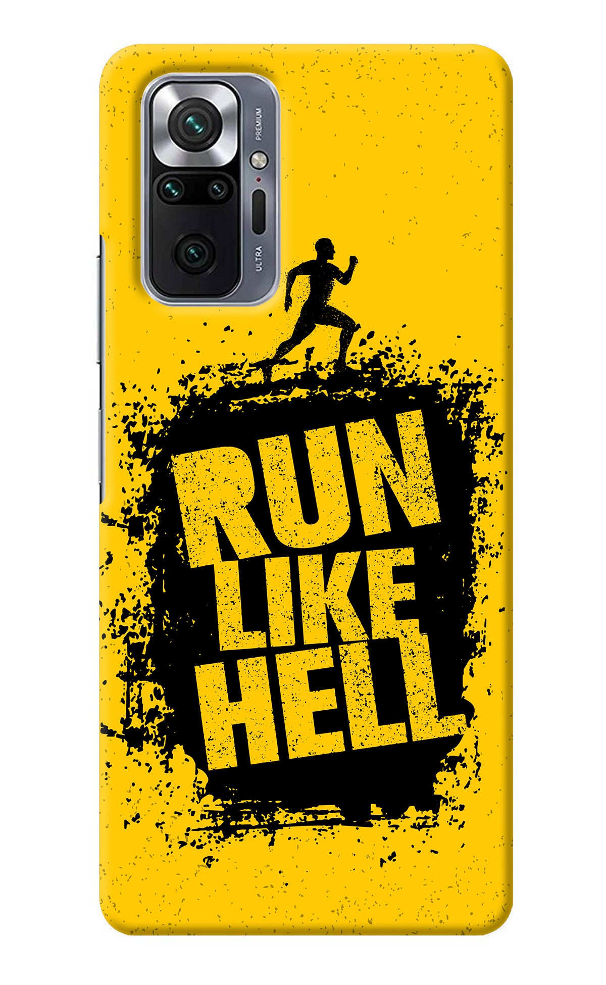 Run Like Hell Redmi Note 10 Pro Back Cover