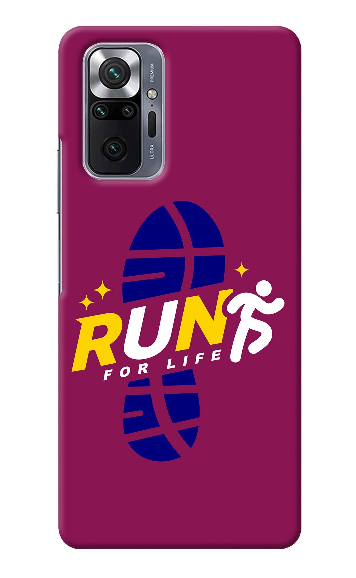 Run for Life Redmi Note 10 Pro Back Cover