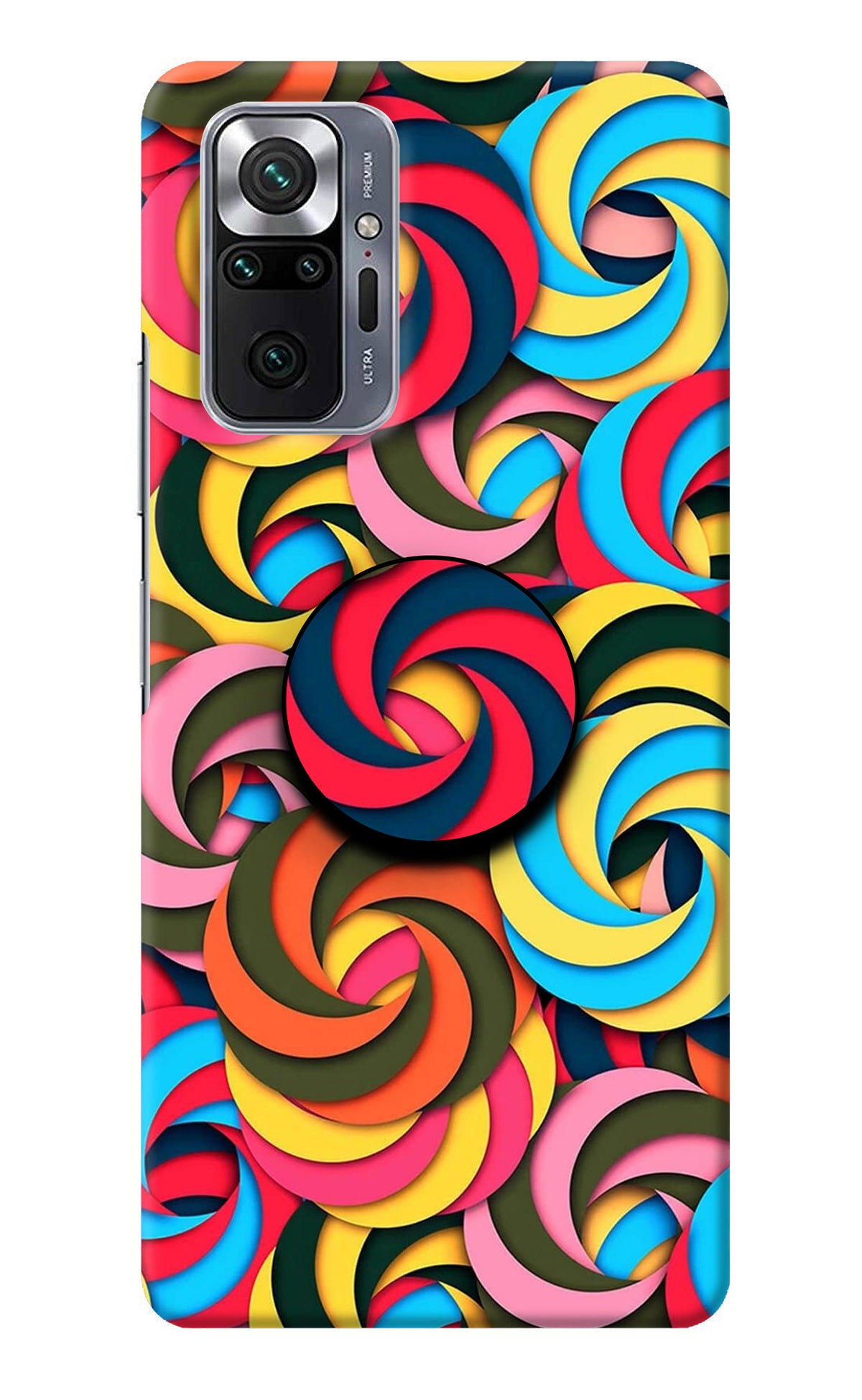 Spiral Pattern Redmi Note 10 Pro Pop Case