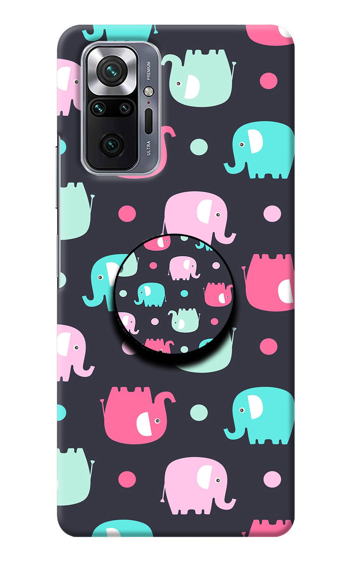 Baby Elephants Redmi Note 10 Pro Pop Case