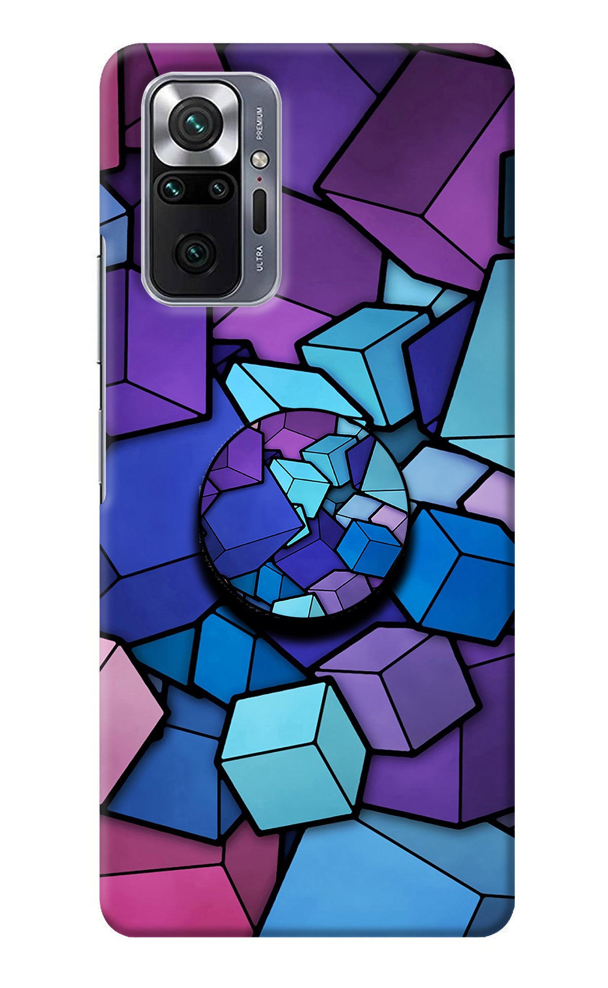 Cubic Abstract Redmi Note 10 Pro Pop Case