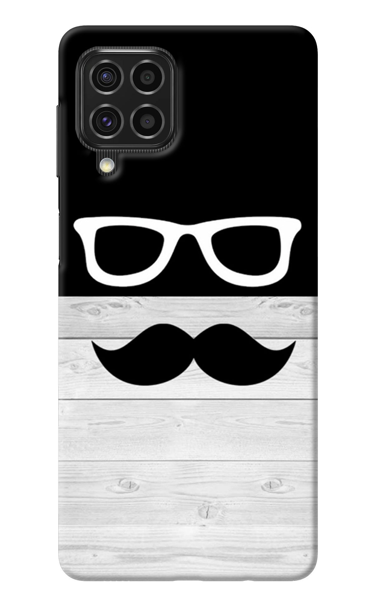 Mustache Samsung F62 Back Cover