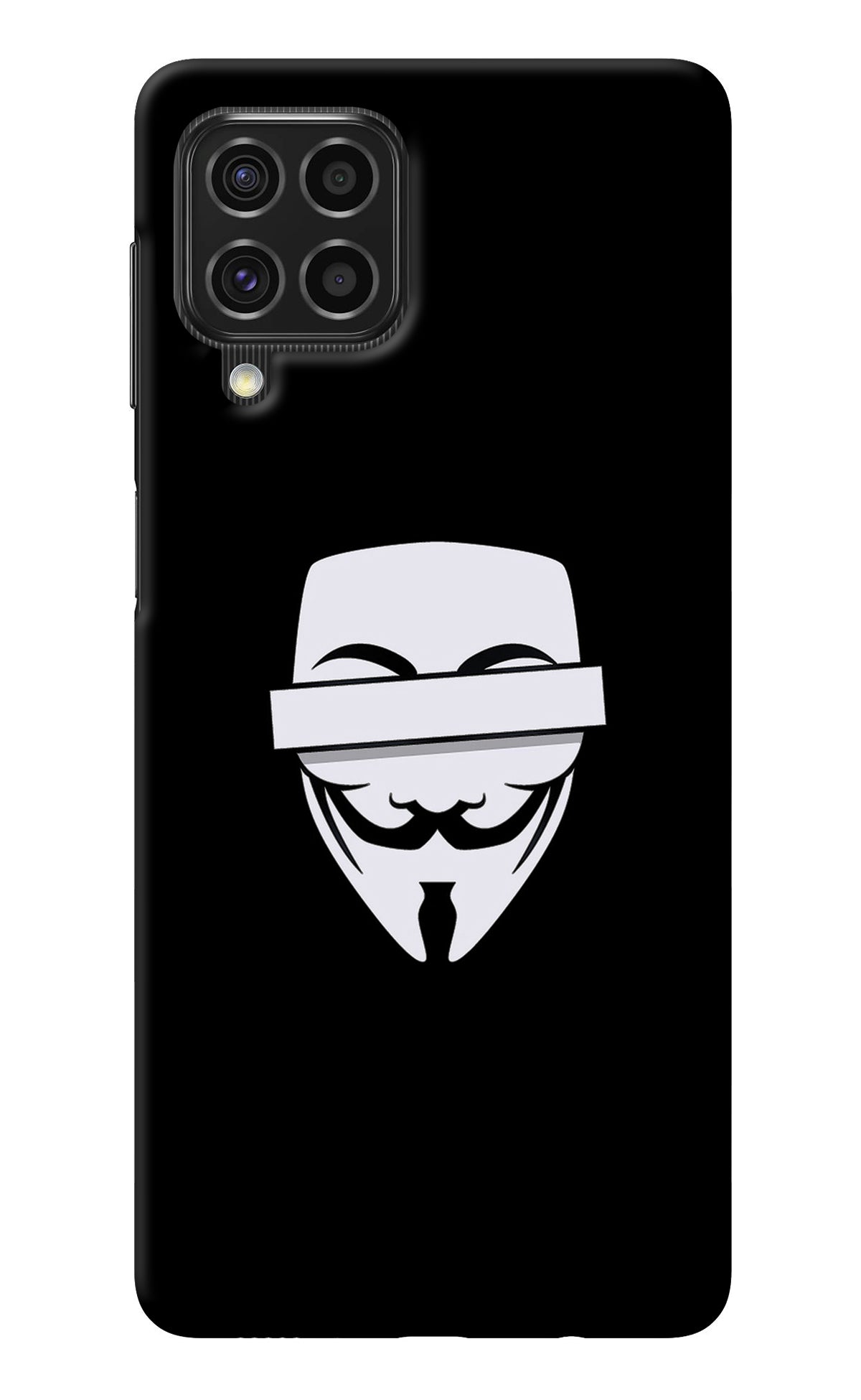 Anonymous Face Samsung F62 Back Cover