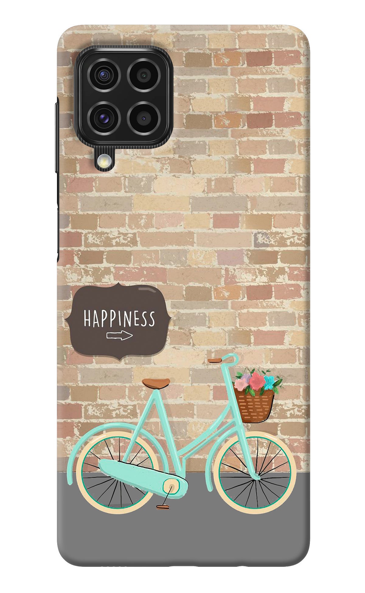 Happiness Artwork Samsung F62 Back Cover