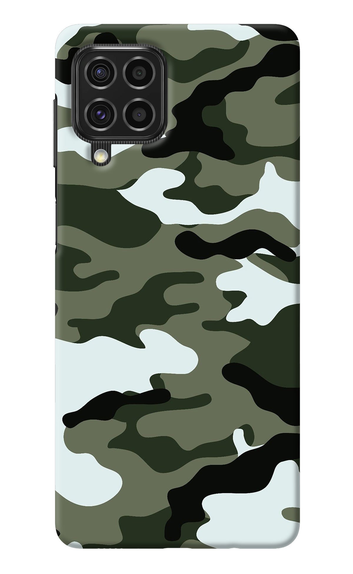 Camouflage Samsung F62 Back Cover