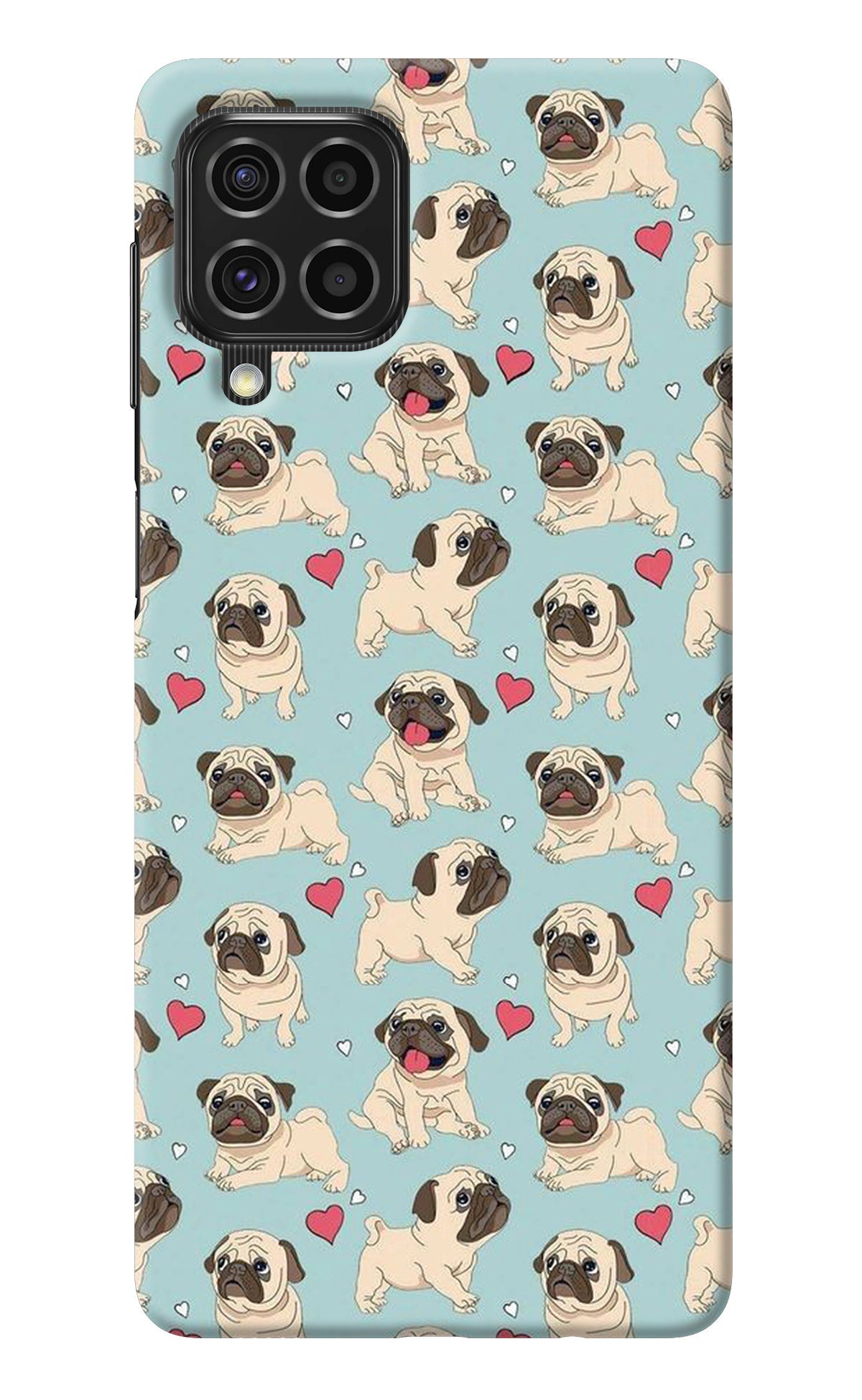 Pug Dog Samsung F62 Back Cover