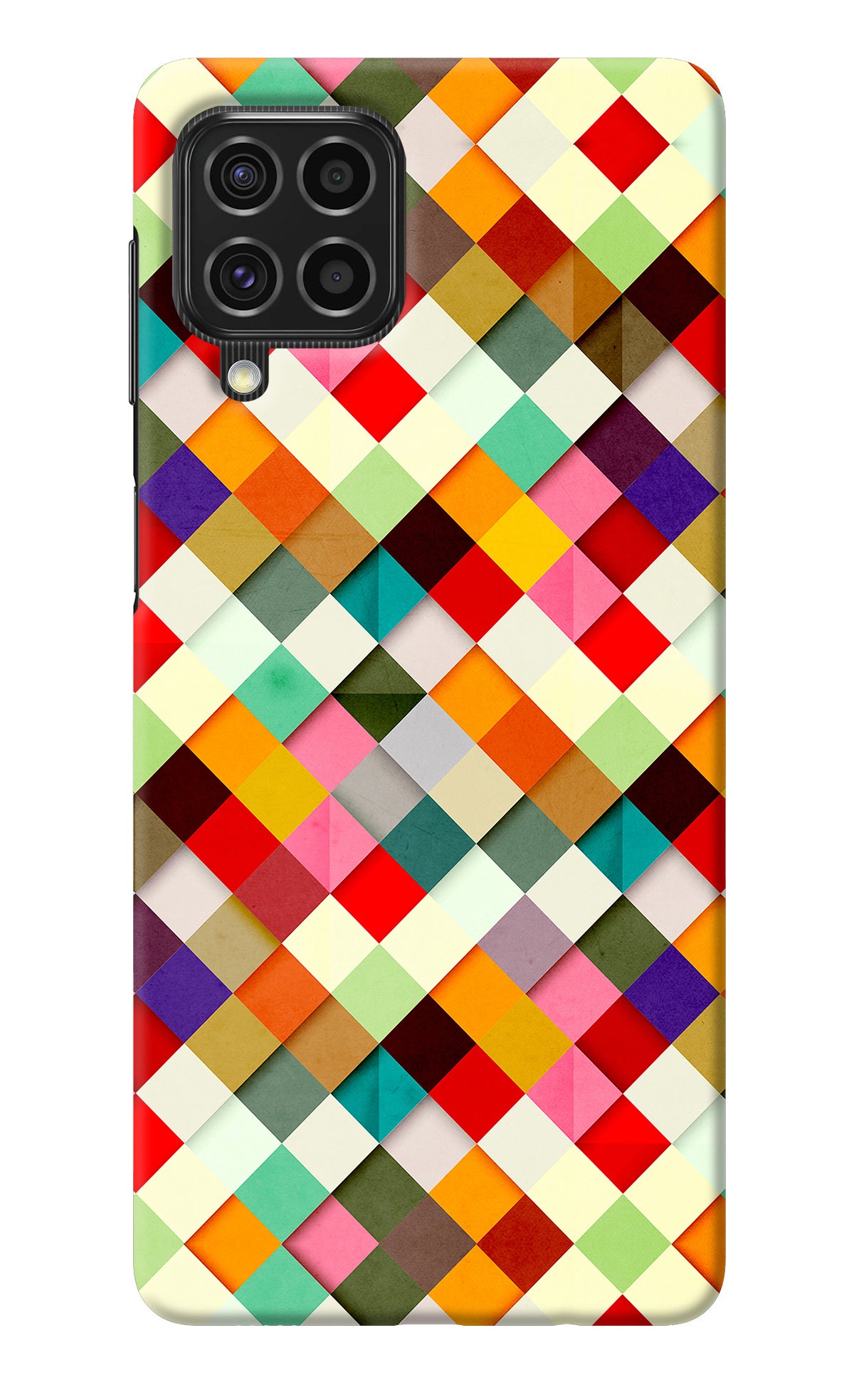 Geometric Abstract Colorful Samsung F62 Back Cover