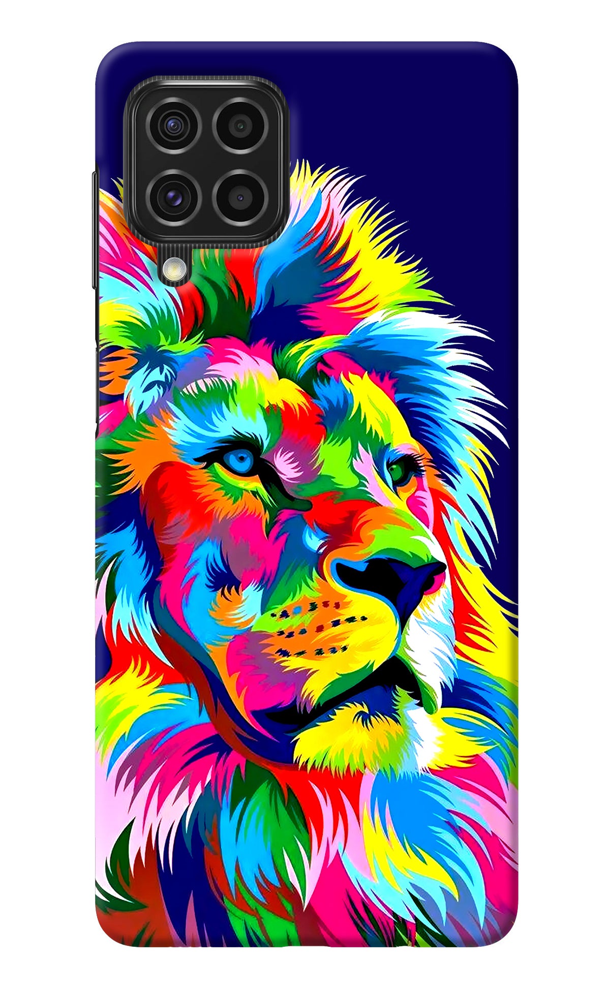 Vector Art Lion Samsung F62 Back Cover