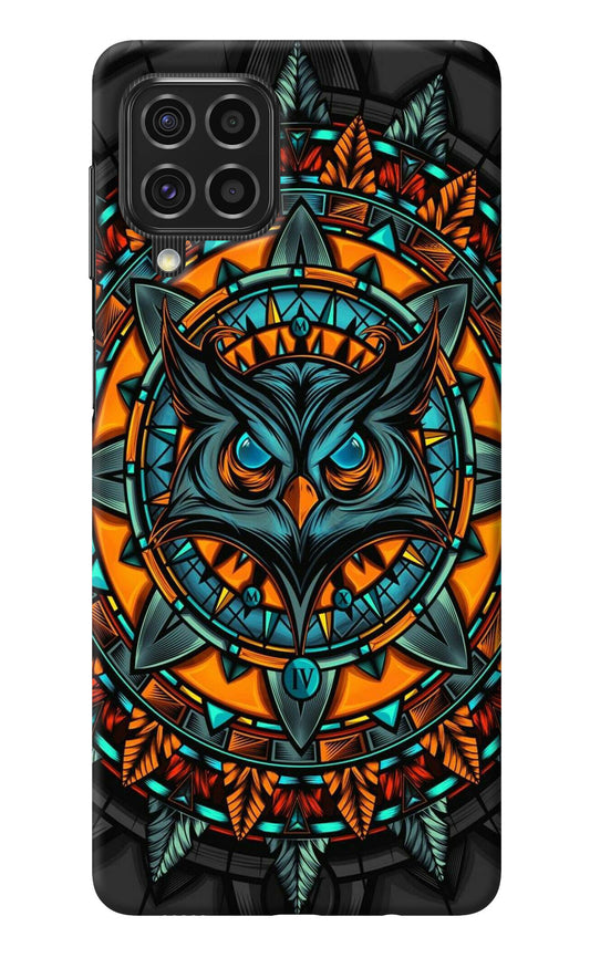 Angry Owl Art Samsung F62 Back Cover