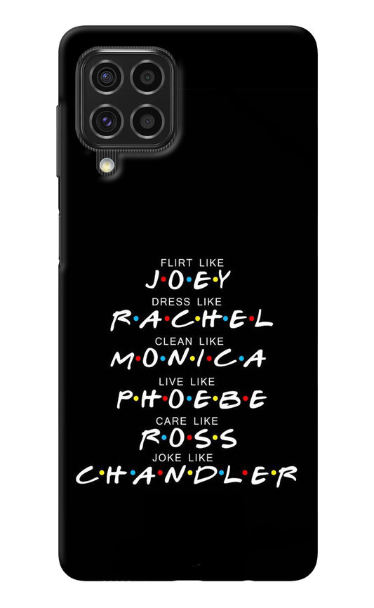 FRIENDS Character Samsung F62 Back Cover