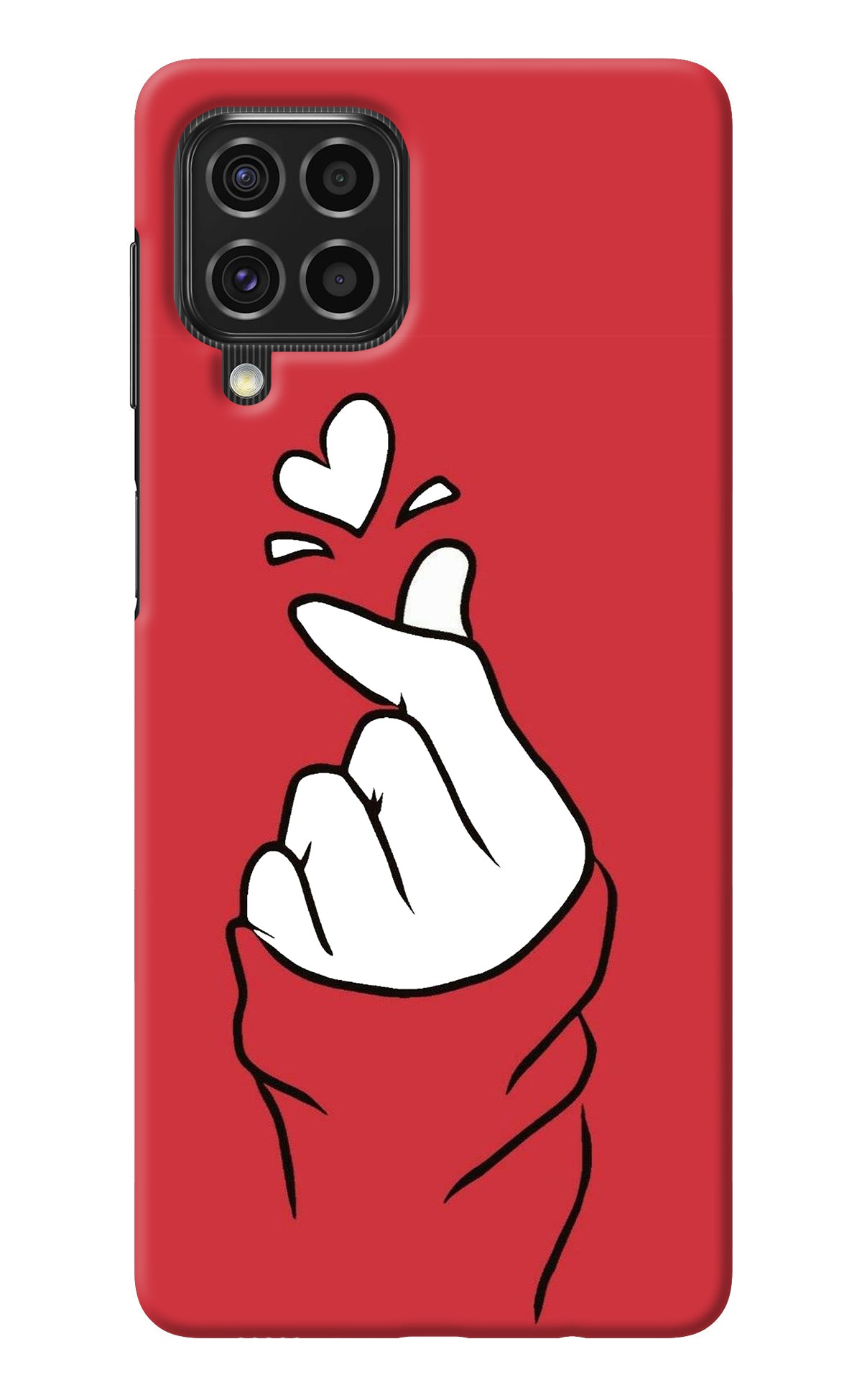 Korean Love Sign Samsung F62 Back Cover