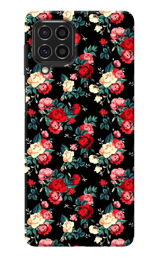 Rose Pattern Samsung F62 Back Cover