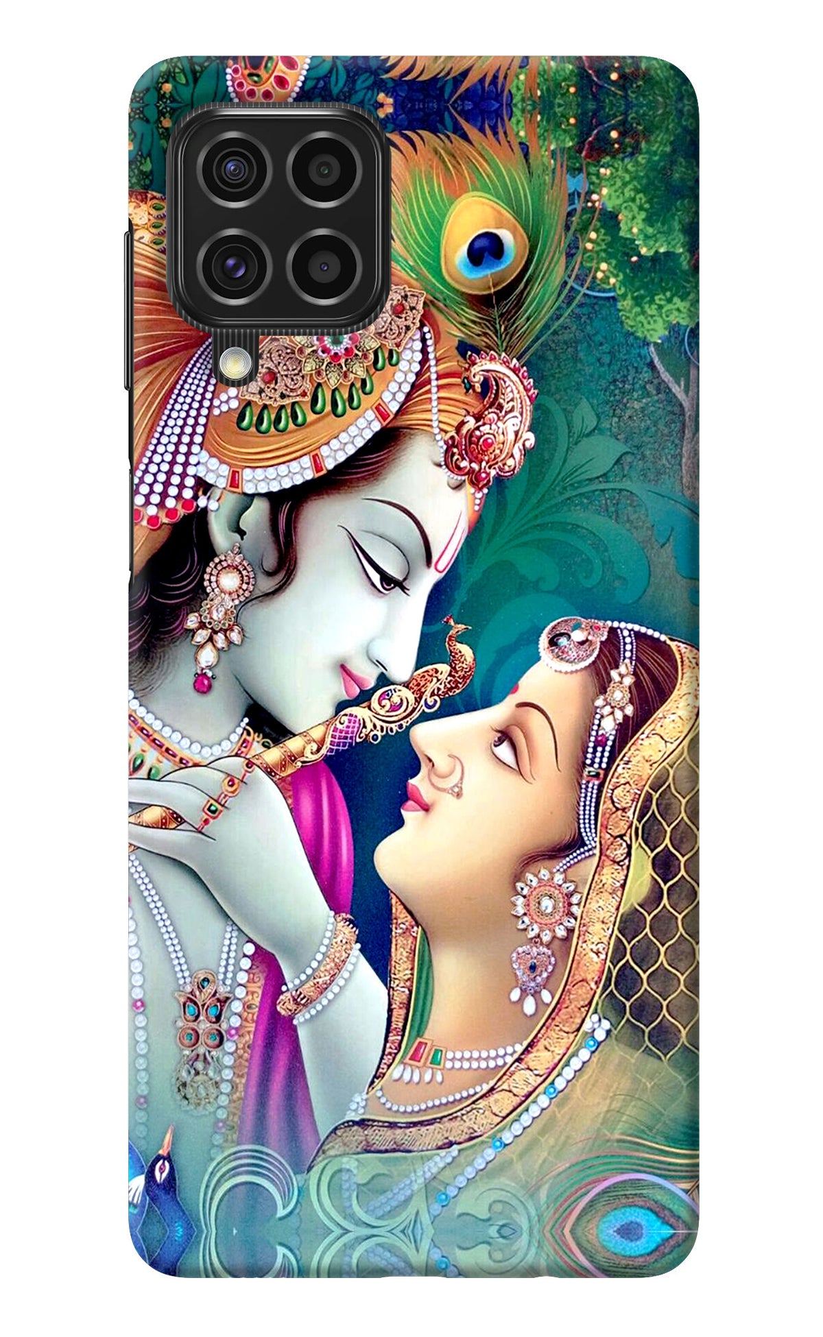 Lord Radha Krishna Samsung F62 Back Cover