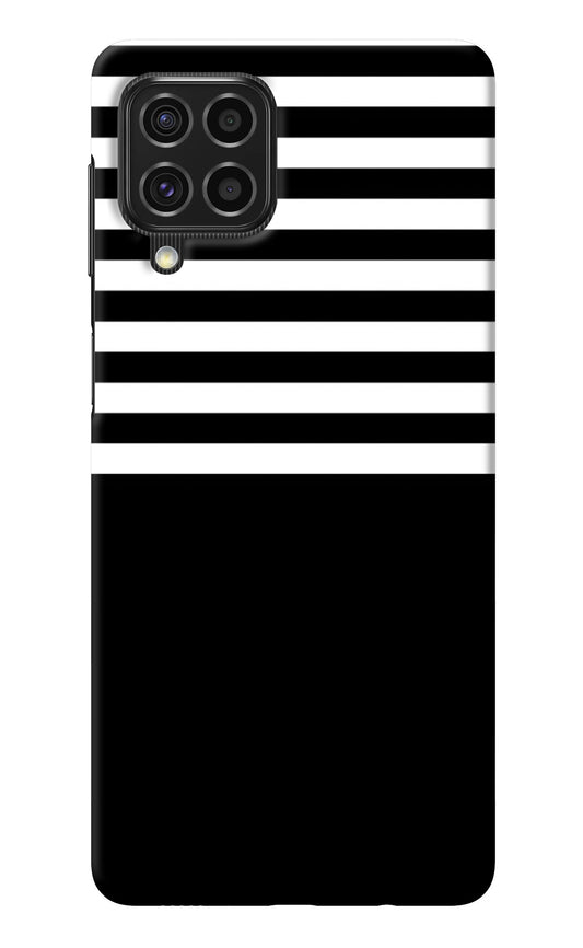 Black and White Print Samsung F62 Back Cover