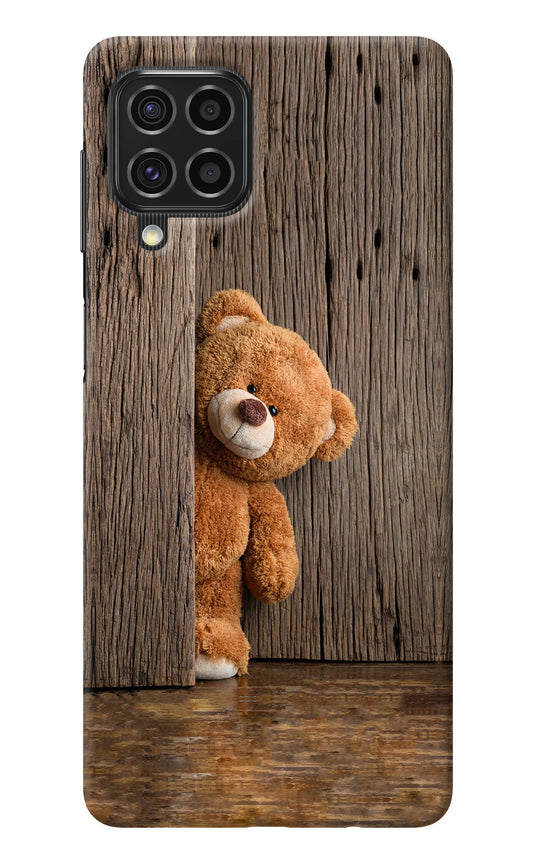 Teddy Wooden Samsung F62 Back Cover
