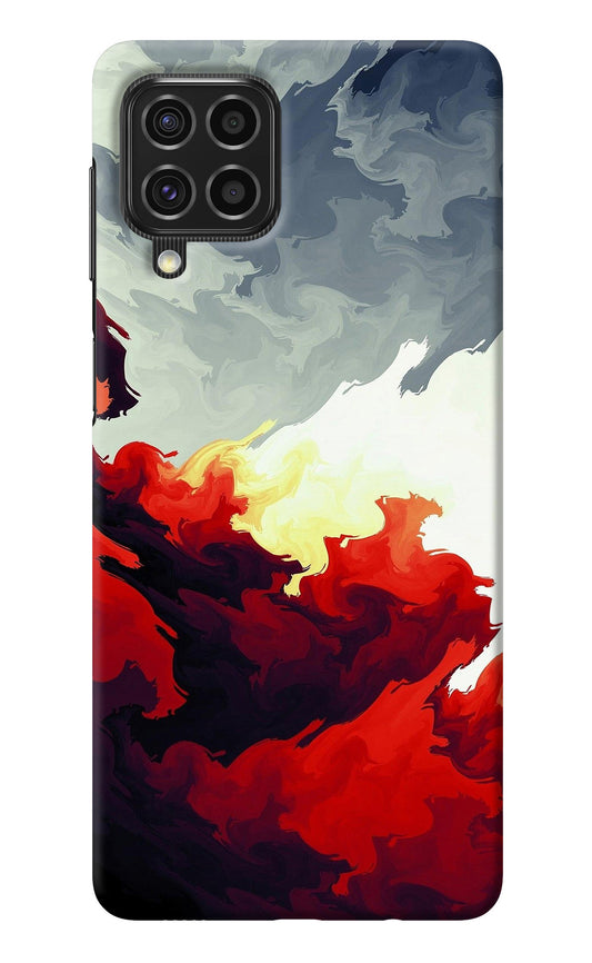 Fire Cloud Samsung F62 Back Cover