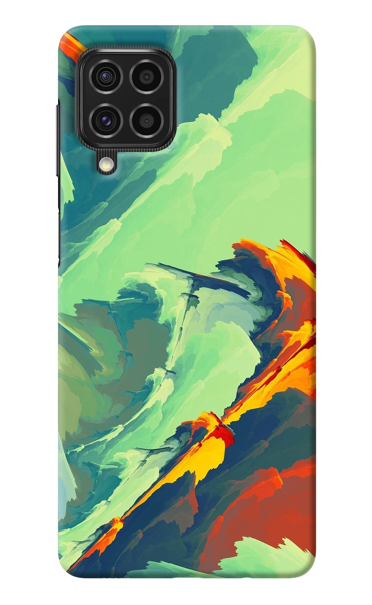 Paint Art Samsung F62 Back Cover