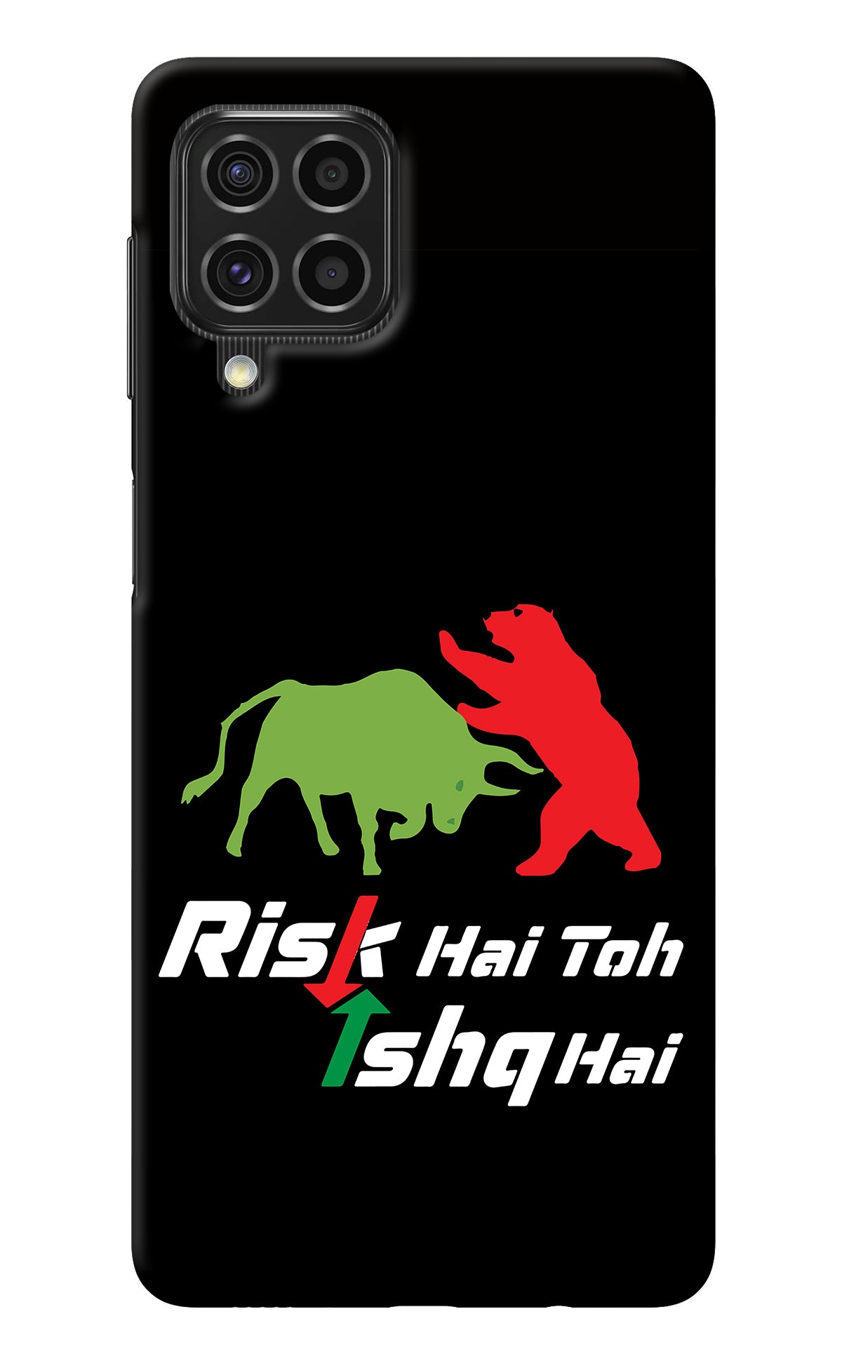 Risk Hai Toh Ishq Hai Samsung F62 Back Cover