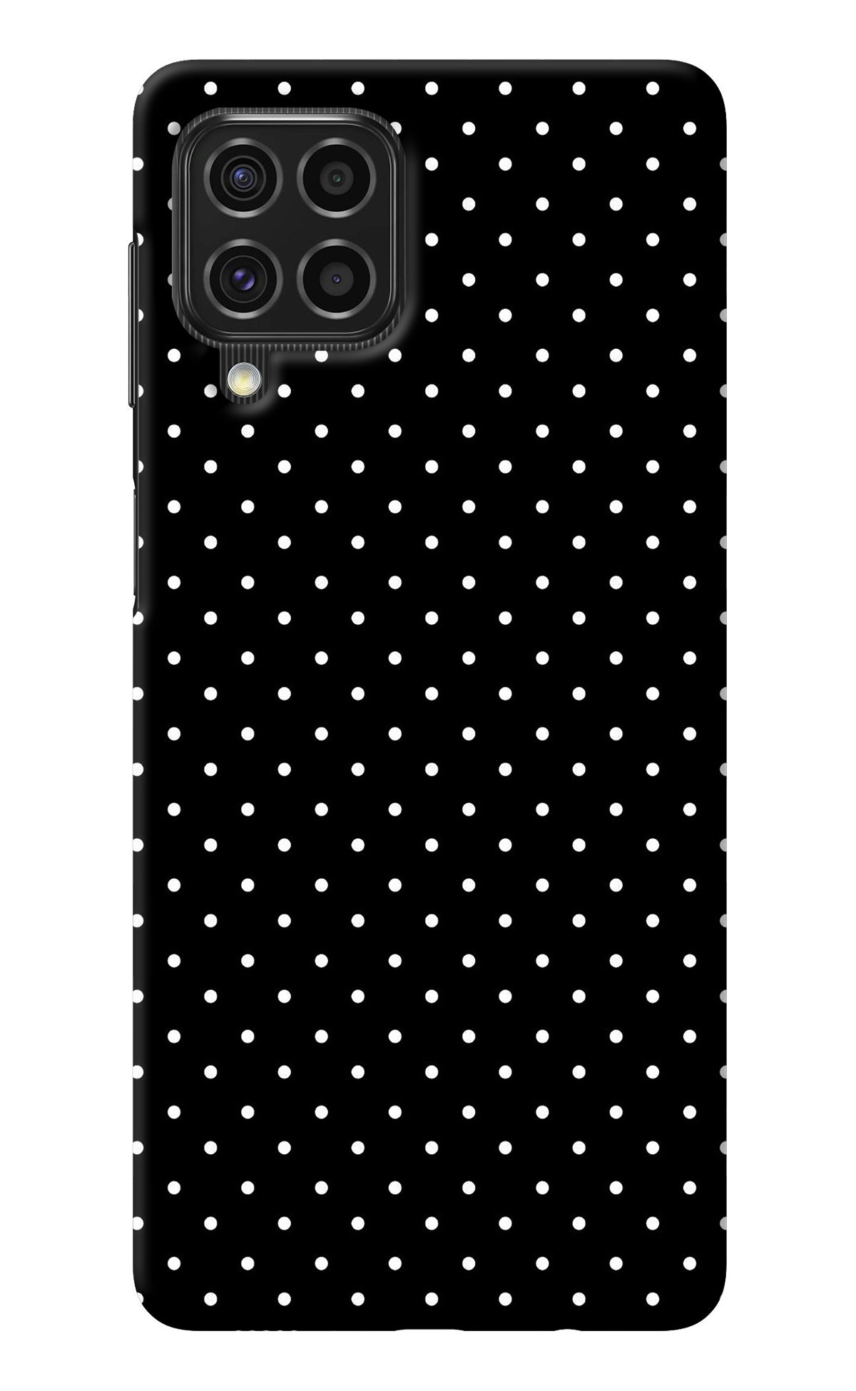 White Dots Samsung F62 Back Cover