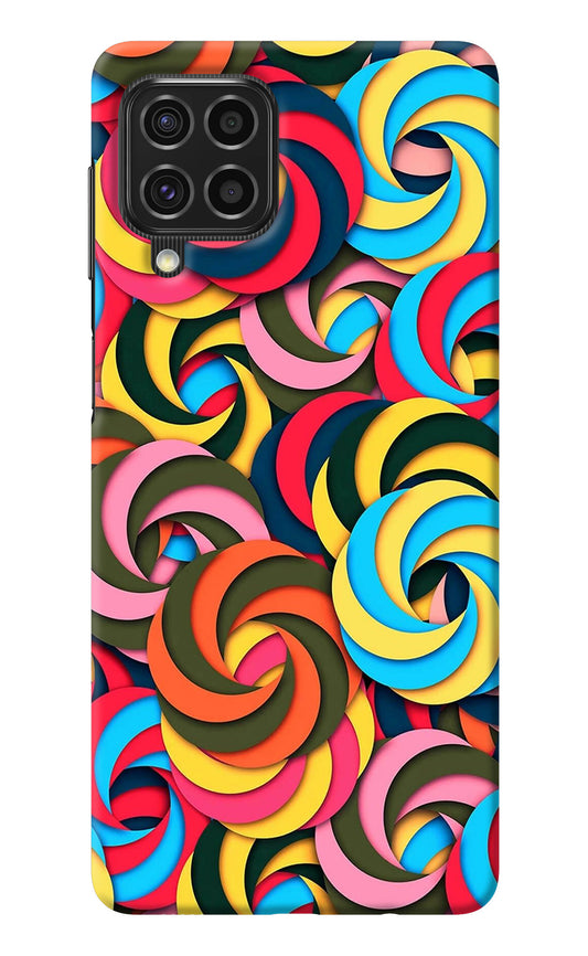 Spiral Pattern Samsung F62 Back Cover