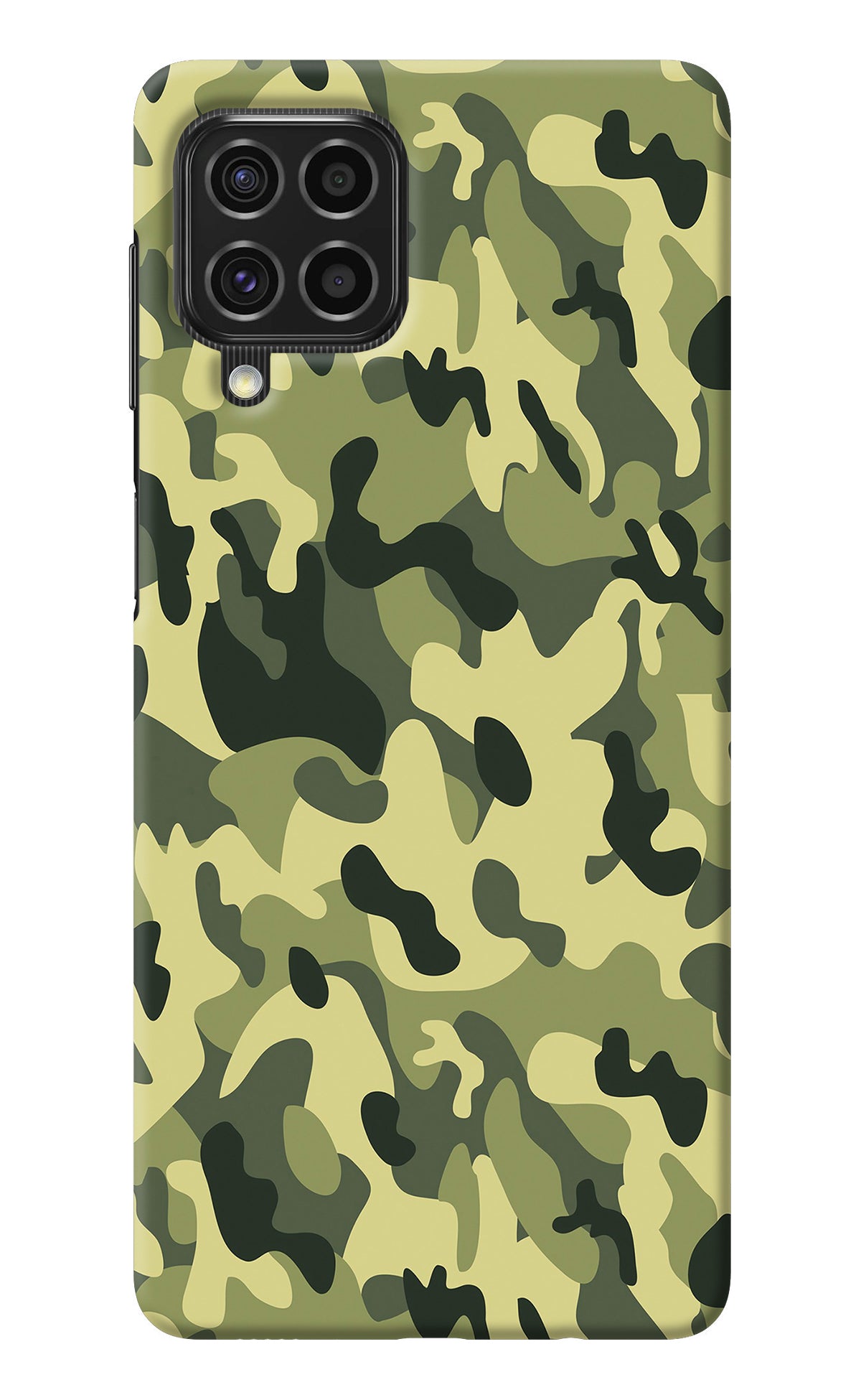 Camouflage Samsung F62 Back Cover