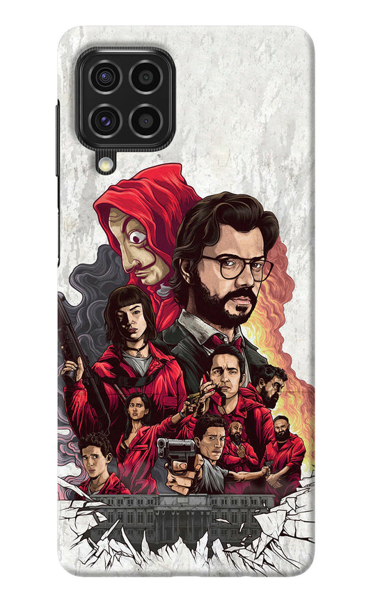 Money Heist Artwork Samsung F62 Back Cover