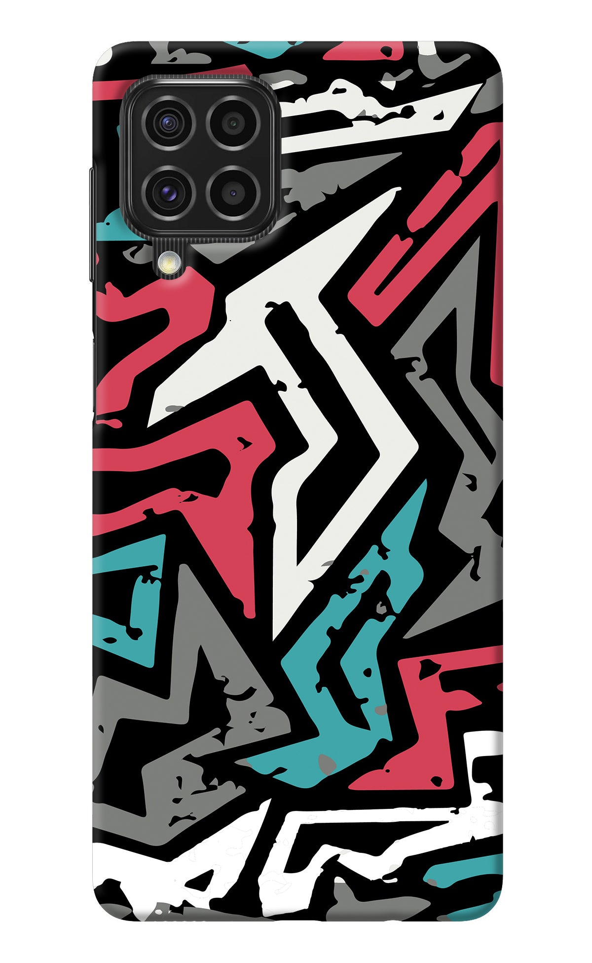 Geometric Graffiti Samsung F62 Back Cover