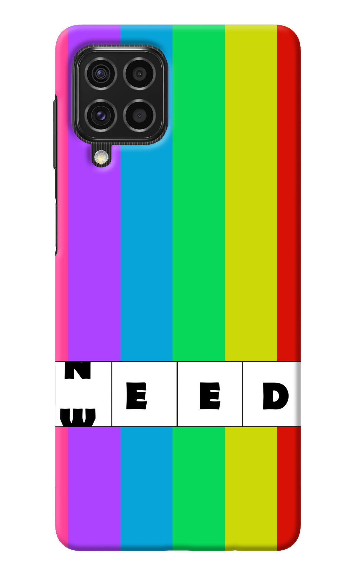 Need Weed Samsung F62 Back Cover