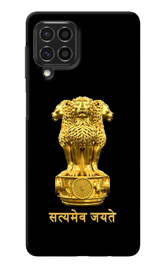 Satyamev Jayate Golden Samsung F62 Back Cover