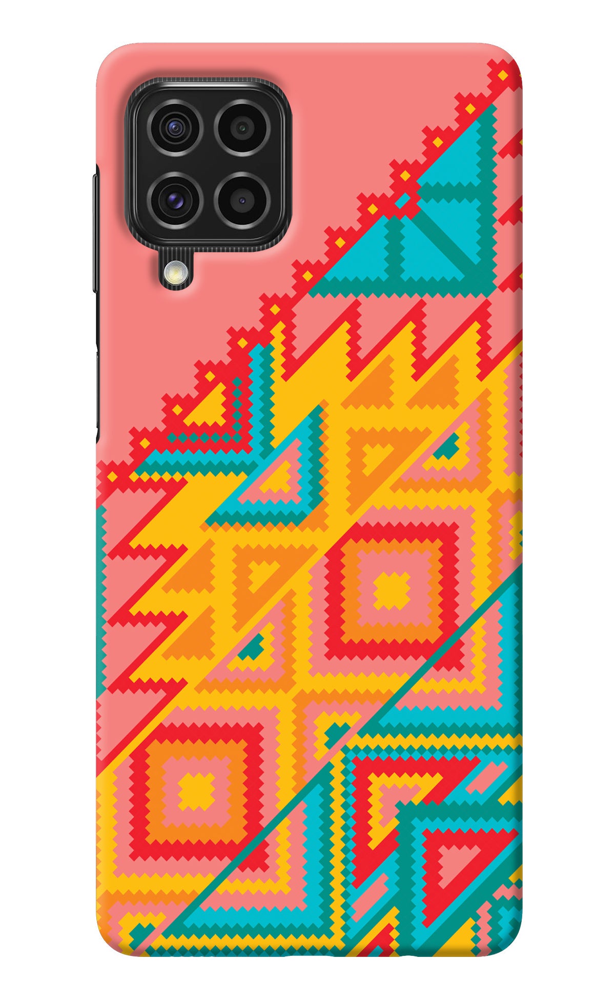 Aztec Tribal Samsung F62 Back Cover