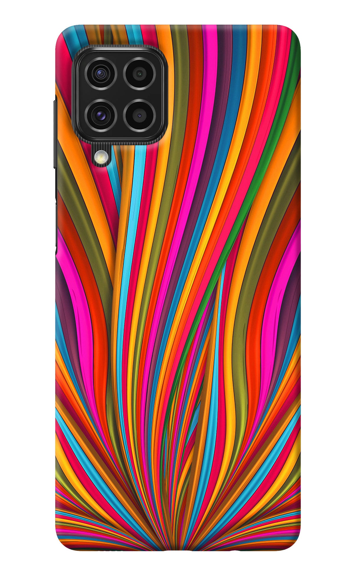 Trippy Wavy Samsung F62 Back Cover