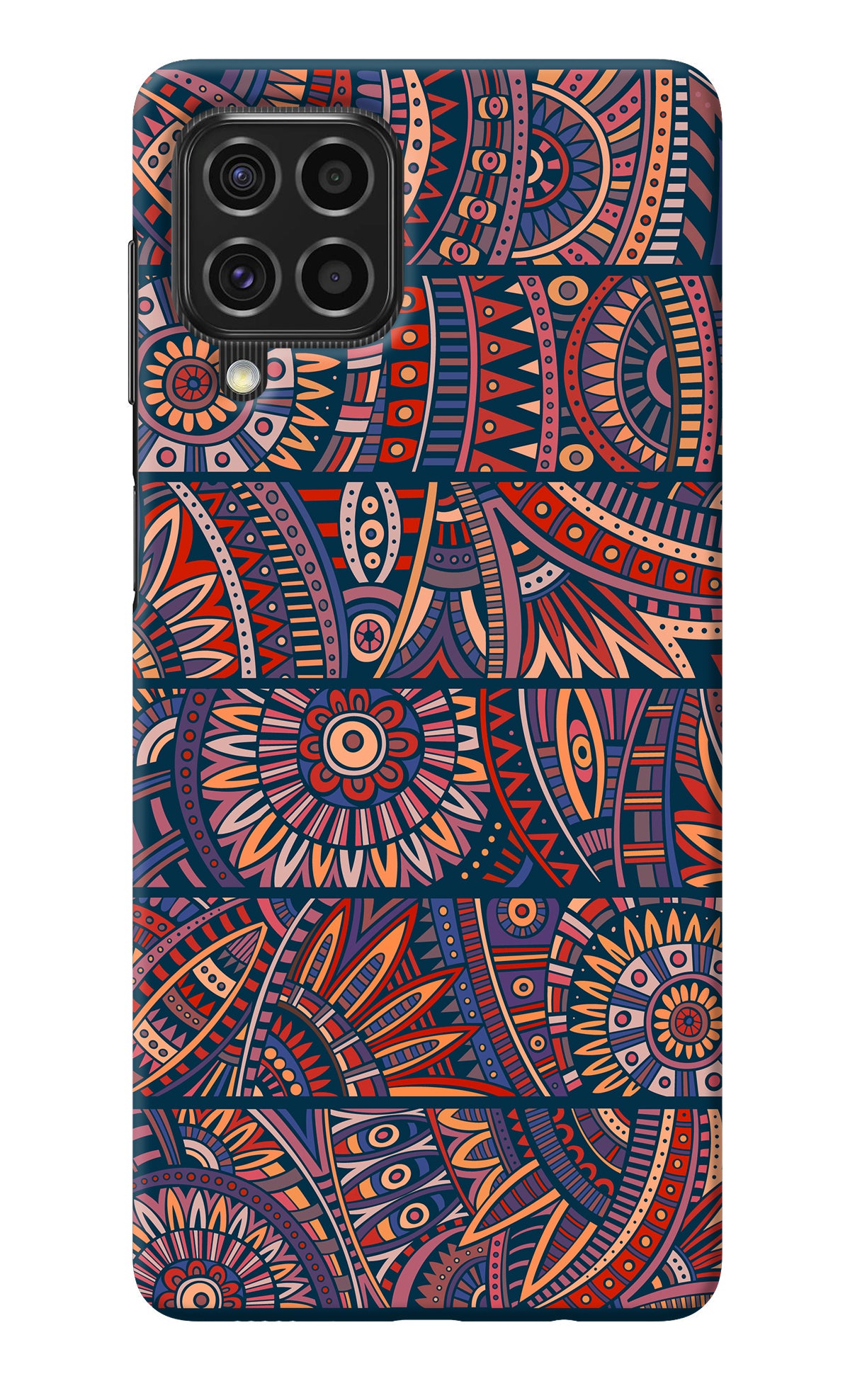 African Culture Design Samsung F62 Back Cover