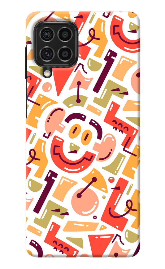 Doodle Pattern Samsung F62 Back Cover